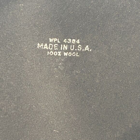 VTG USA Made Wool Fedora Hat Black Southwest Tribal Aztec Banded One Size Unisex - Picture 8 of 12